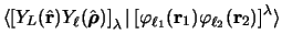 $\displaystyle \langle
\left [ Y_L (\hat{\bf r}) Y_\ell (\hat{{\mbox{\boldmath$\...
...phi_{\ell_1} ({\bf r}_1)\varphi_{\ell_2} ({\bf r}_2)
\right ] ^ \lambda \rangle$