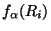 $ f_\alpha {(R_i)}$