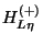 $ H^{(+)}_{L \eta}$