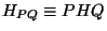 $H_{PQ}\equiv PHQ$
