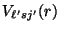$V_{\ell' sj'} (r)$