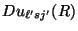 $\displaystyle D u_{\ell' sj'} (R)$