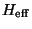 $H_{\rm eff}$