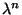 $ \lambda^{n} $