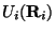 $U_i({\bf R}_i)$