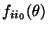 $f_{ii_0}(\theta)$
