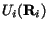 $U_i({\bf R}_i)$