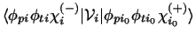 $\displaystyle \langle \phi_{pi}\phi_{ti}\chi_i^{(-)} \vert {\cal V}_i \vert
\phi_{p{i_0}}\phi_{t{i_0}}\chi_{i_0}^{(+)} \rangle$